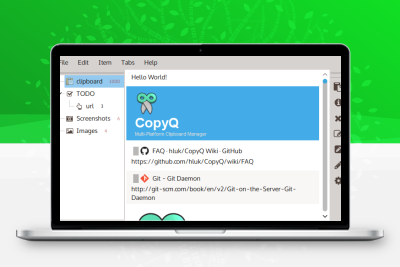 CopyQ 高级剪贴板管理器